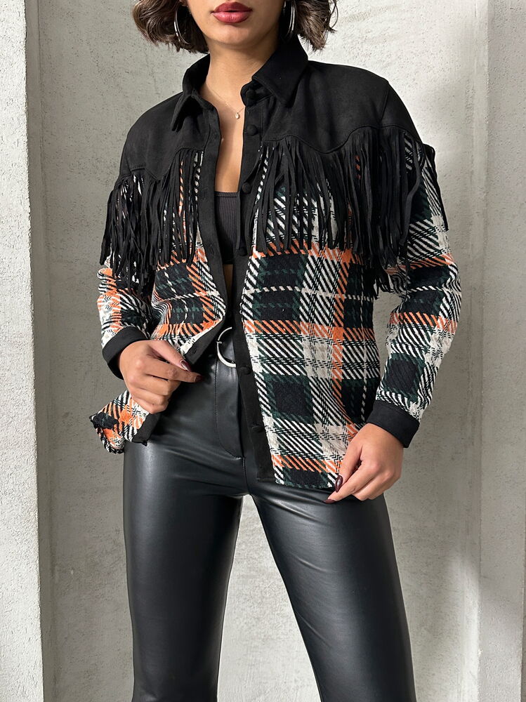 Plaid Shirt - Black