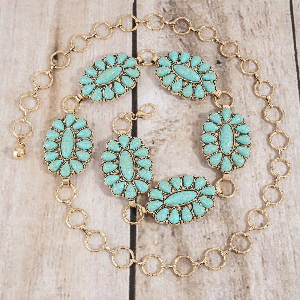 Blossom Cluster Chain Belt