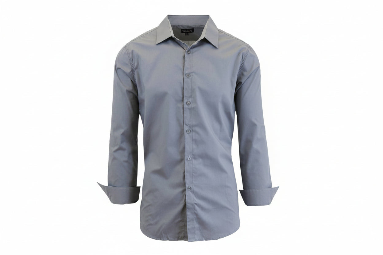 Men's Long Sleeve Classic Dress Shirts