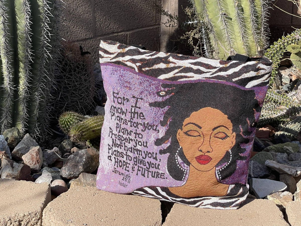 Woven Tote Bag For I Know The Plans
