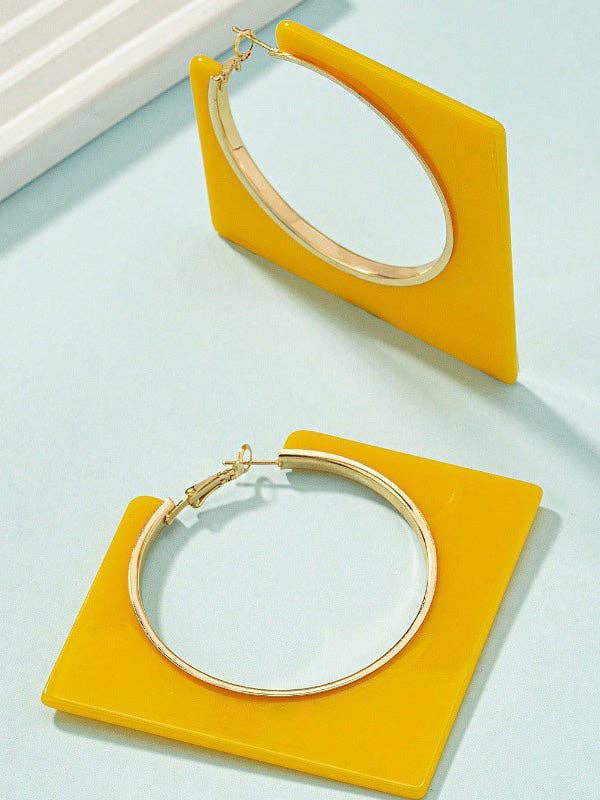 Geometric Drop Earrings