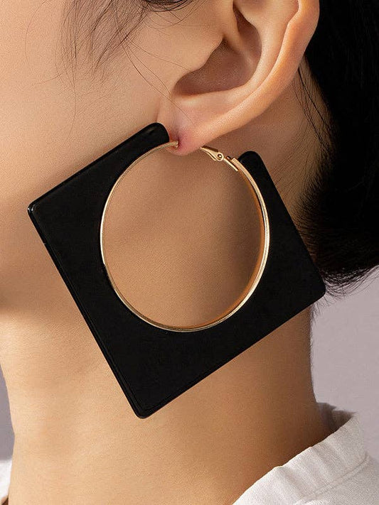 Geometric Drop Earrings