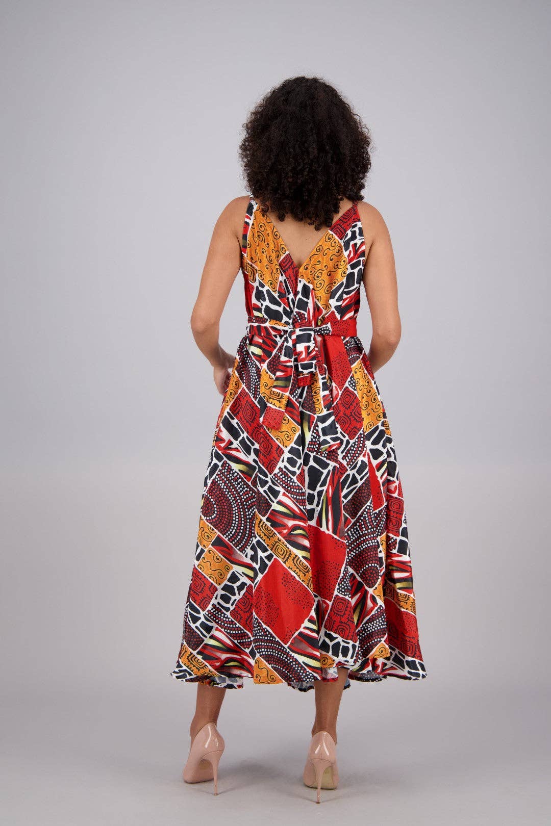 Printed Silk Blend Maxi Dress