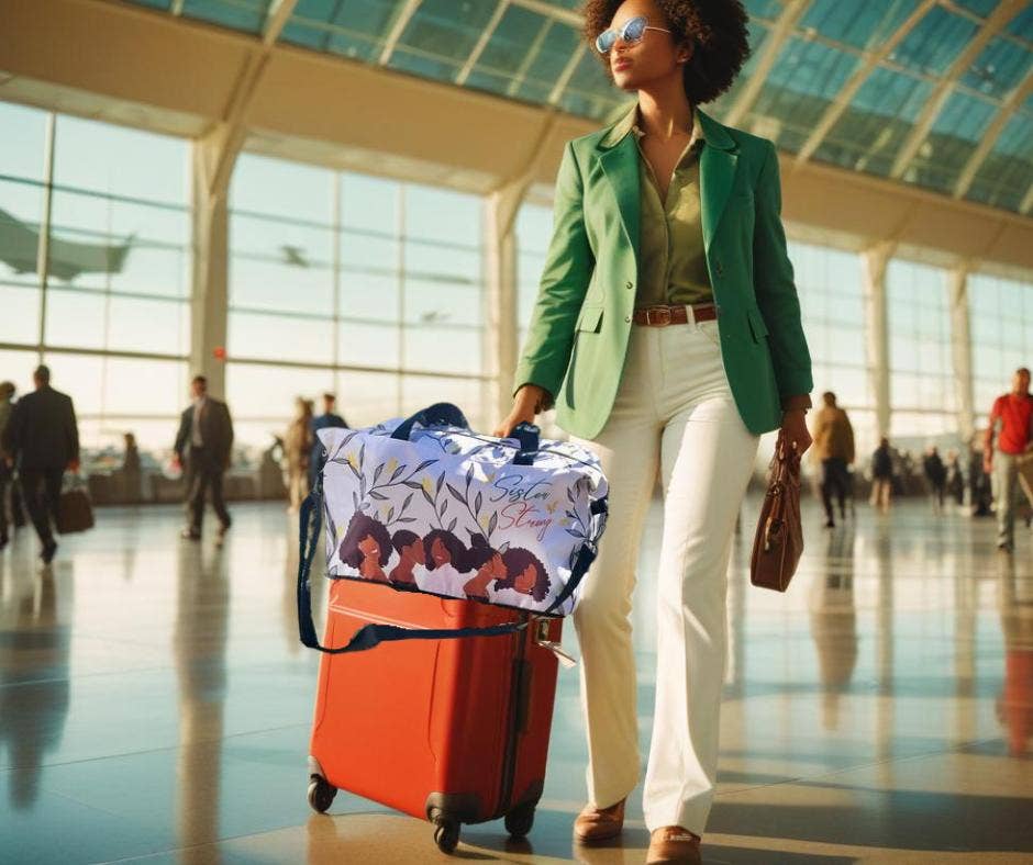 Sister Strong Travel Gym Bag