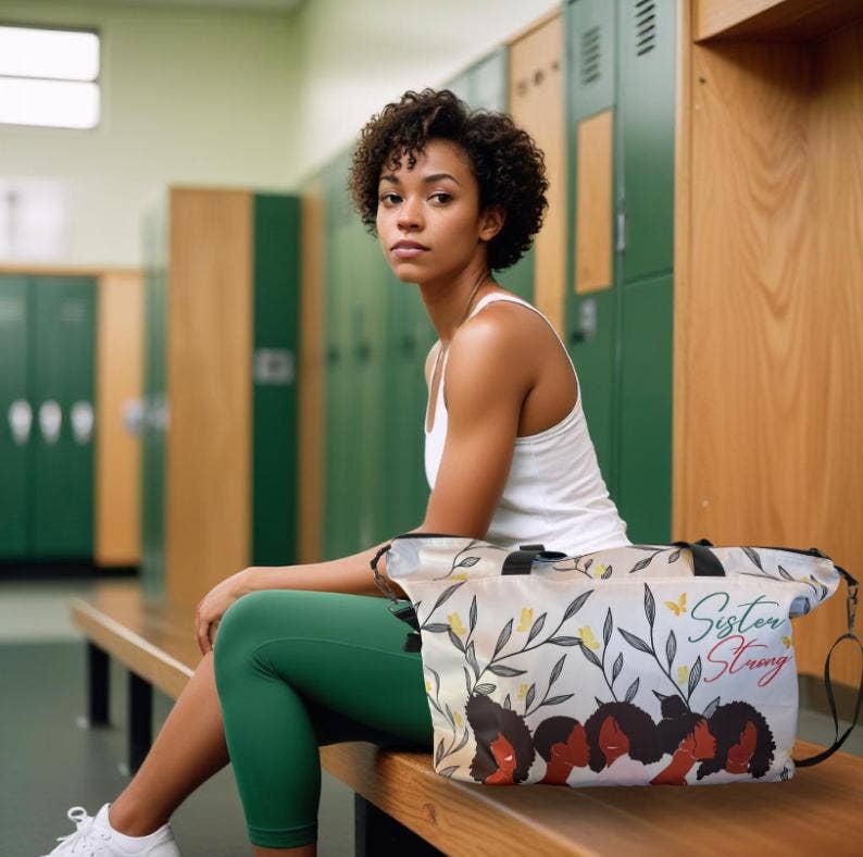 Sister Strong Travel Gym Bag