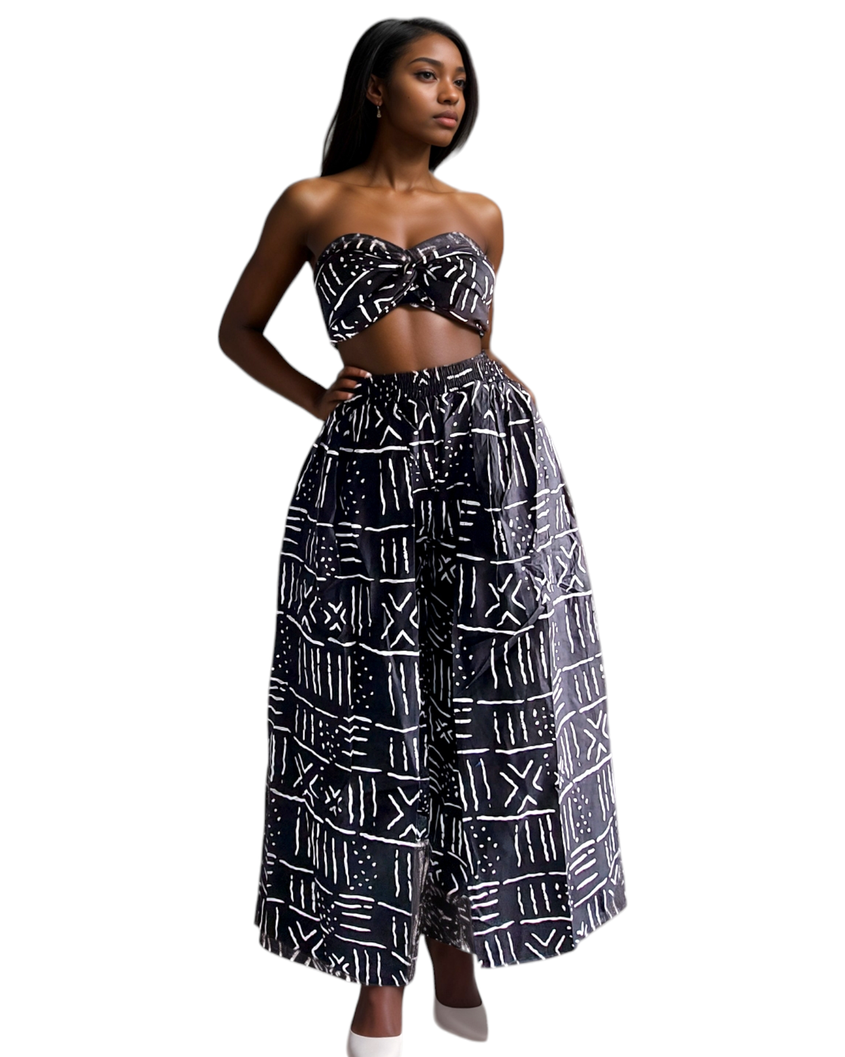 Cape Pant With Scarf / Tribal