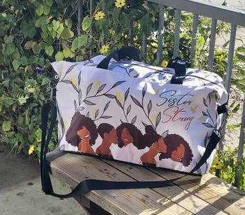 Sister Strong Travel Gym Bag