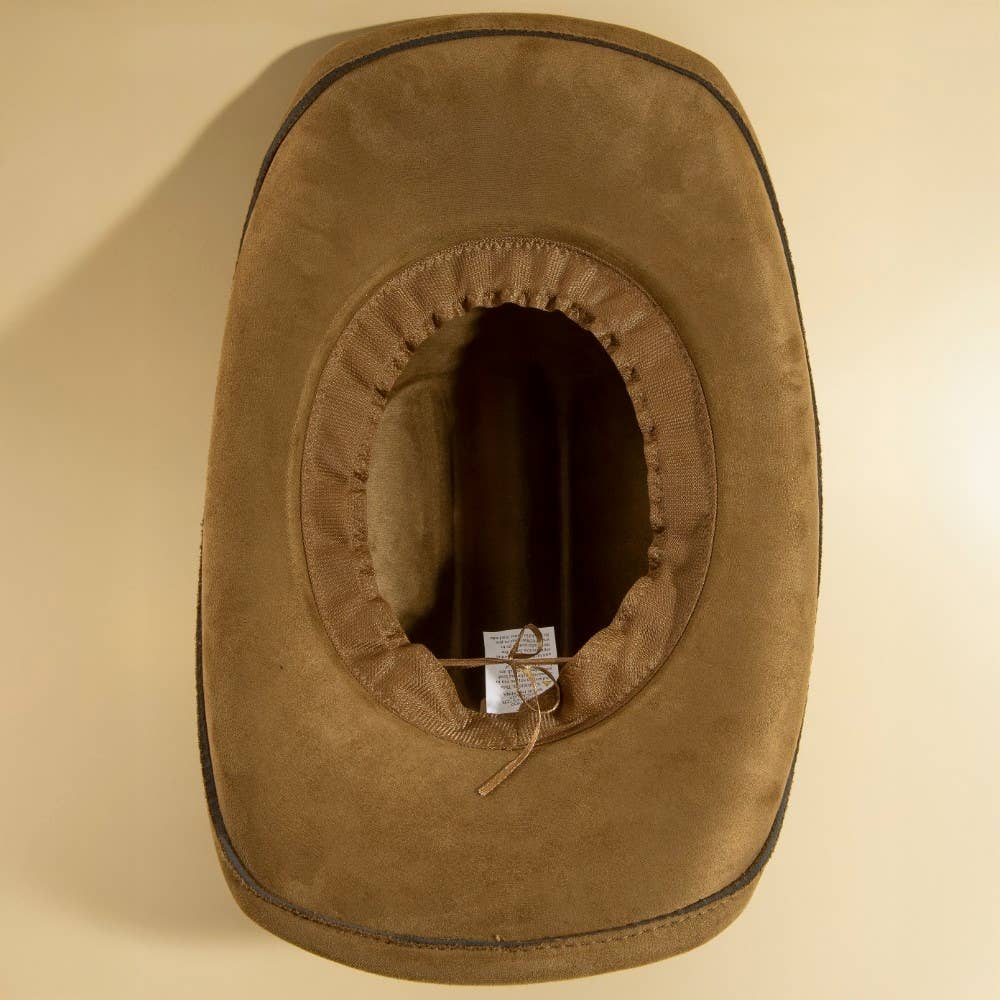Western Concho Belt Strap Cowboy Hat