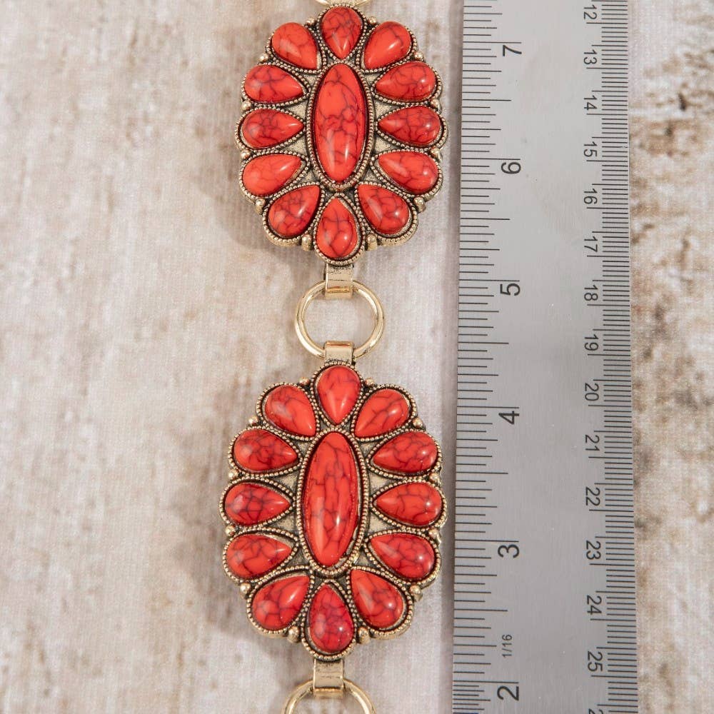 Blossom Cluster Chain Belt
