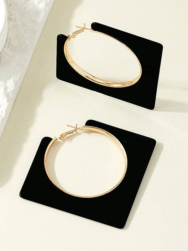 Geometric Drop Earrings
