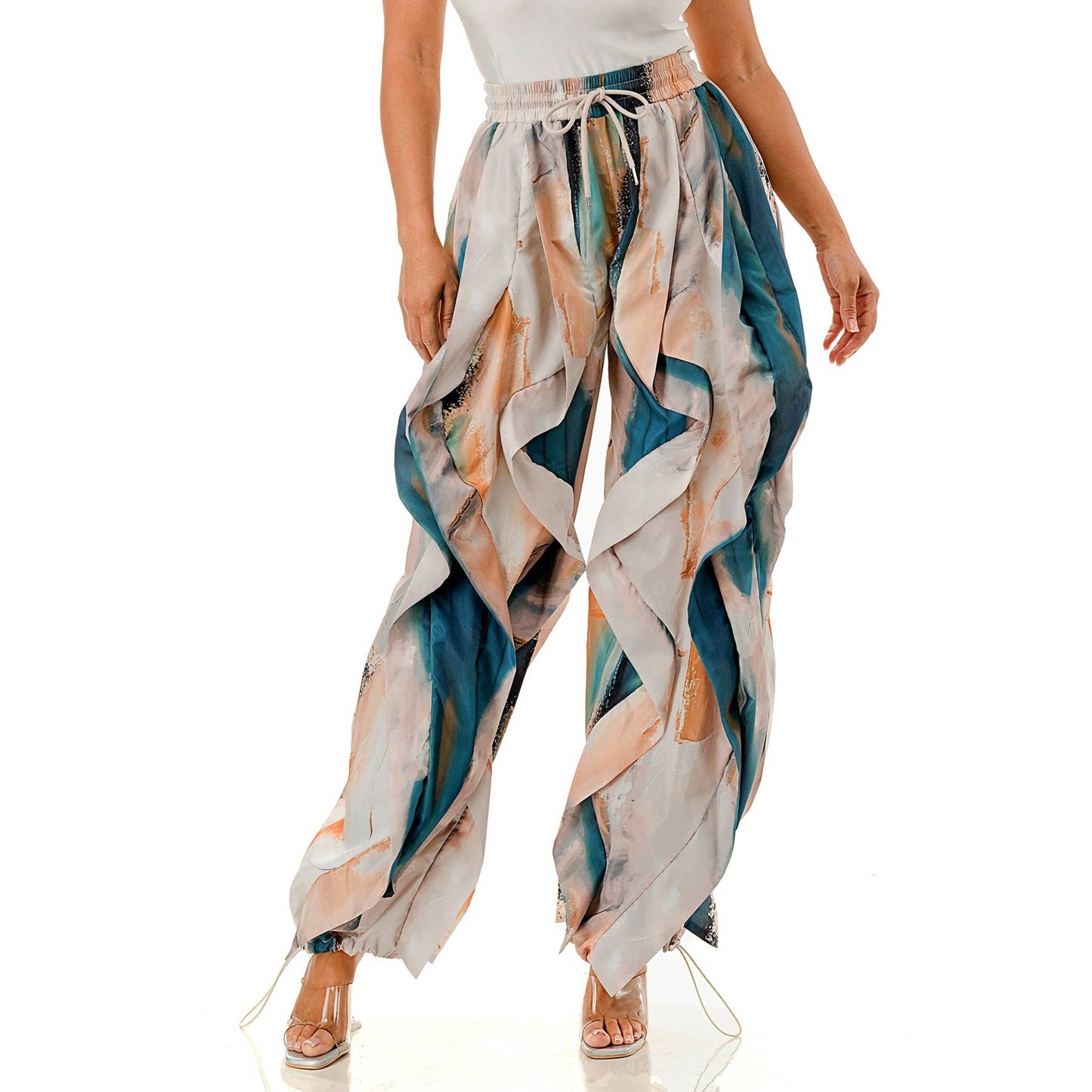 Plus Ruffled Dream Jogger Pant