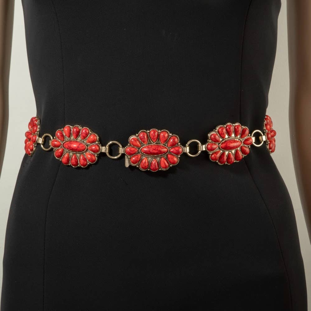 Blossom Cluster Chain Belt